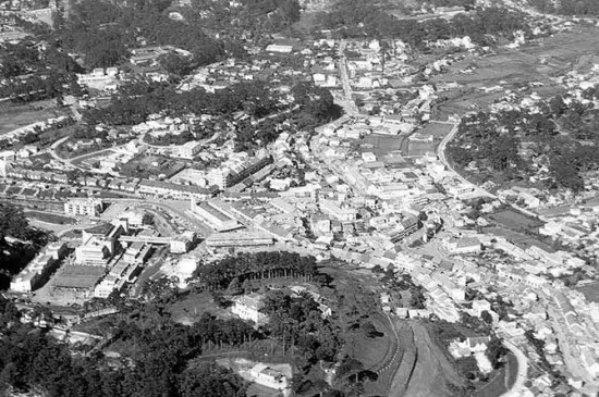 Trung tâm Đà Lạt năm 1960. Ảnh Trần Văn Châu